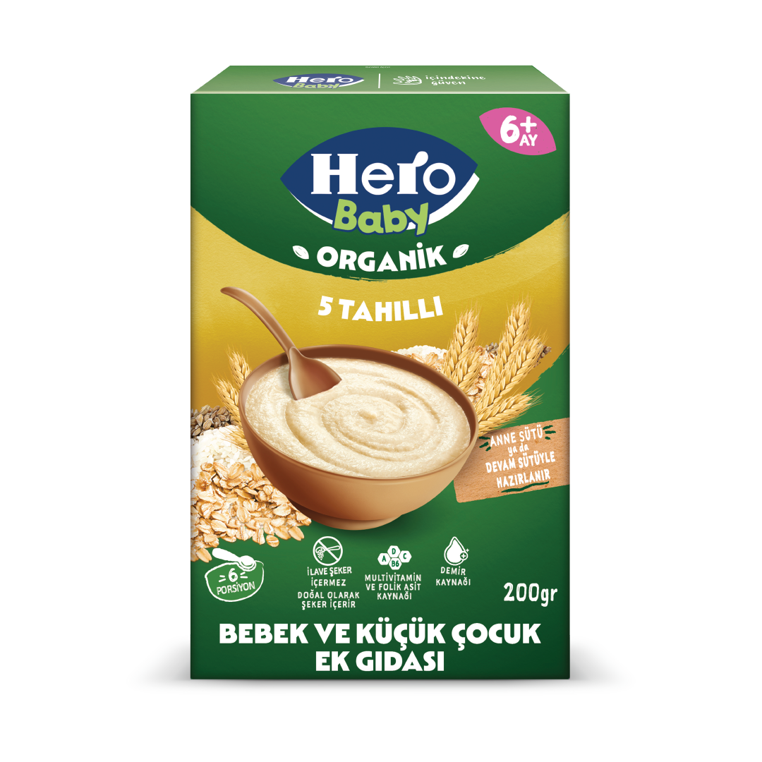 Organik sütsüz 5 Tahıllı