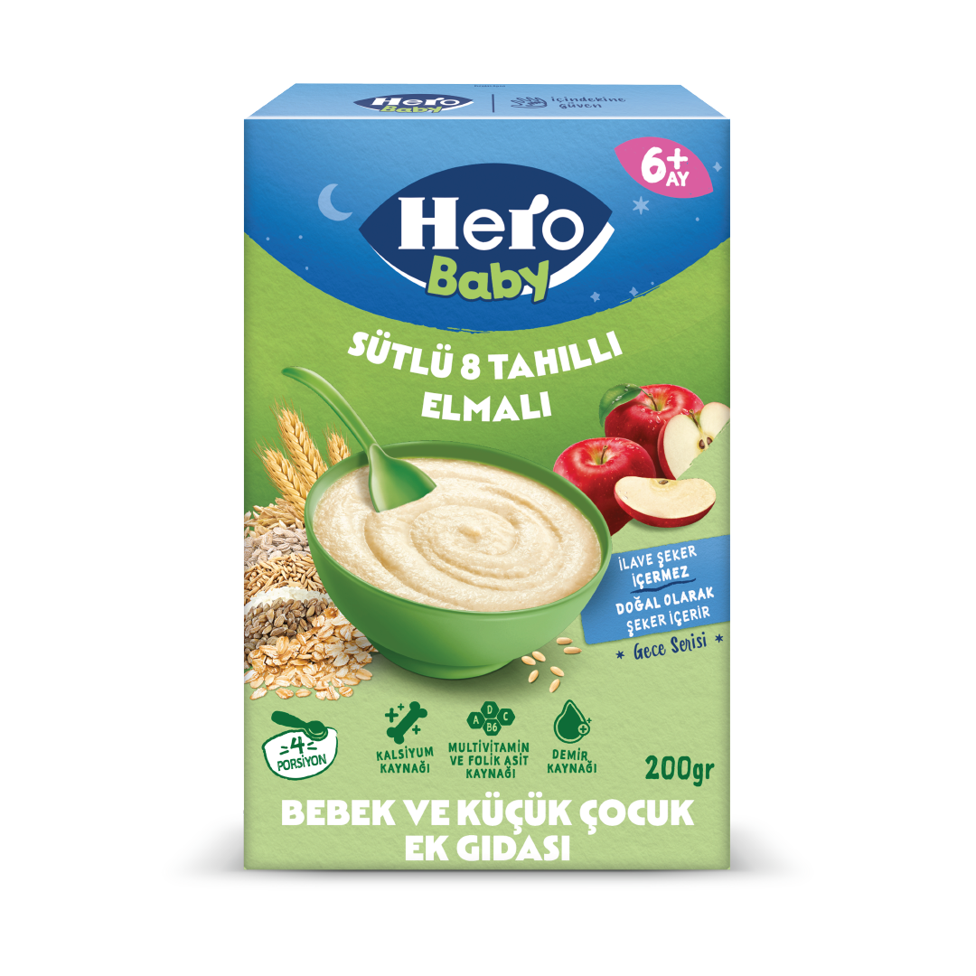 Sütlü 8 Tahıllı Elmalı