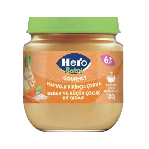 Hero Baby Gourmet havuçlu pirinçli çorba 